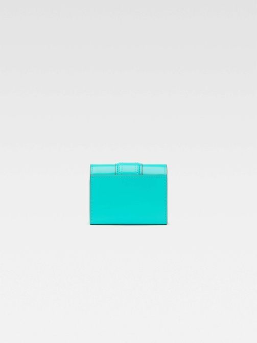Jacquemus The Bambino wallet &mdash; Flap card holder TURQUOISE 233SL119-3128-340 &mdash; фото 2 из 3