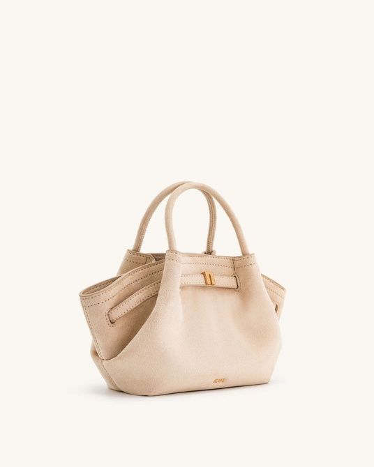 JW PEI Hana Mini Faux Suede Tote Bag Off-White BG91906JWP &mdash; фото 11 из 15