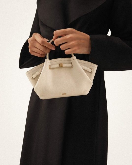 JW PEI Hana Mini Faux Suede Tote Bag Off-White BG91906JWP &mdash; фото 2 из 15