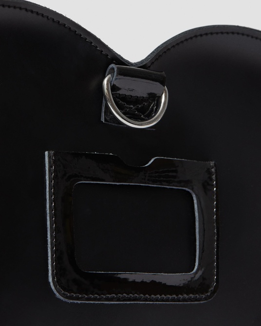 Leather Heart Shaped Bag BLACK KIEV Dr. Martens — Фото, Картинка BAG❤BAG Купить оригинал Украина, Киев, Житомир, Львов, Одесса ❤bag-bag.com.ua