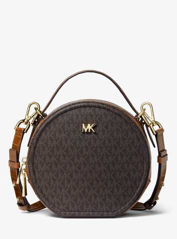 michael kors delaney medium logo canteen crossbody bag