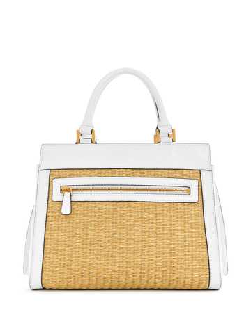 GUESS Katey Straw Luxury Satchel