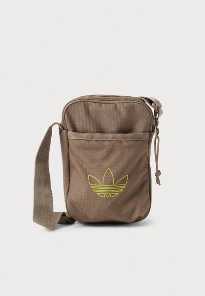 Adidas Ac Festival Bag Unisex Cross Body Bag Blanch Brown / Semi Solar Yellow TC672-KD7862 &mdash; фото 1 з 5