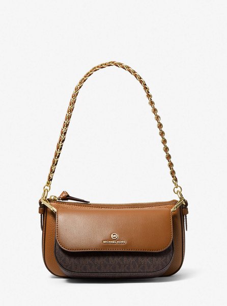 Jet Set Medium Leather and Logo 4-in-1 Crossbody Bag Set BRN / ACORN MICHAEL KORS — Фото, Картинка BAG❤BAG Купить оригинал Украина, Киев, Житомир, Львов, Одесса ❤bag-bag.com.ua