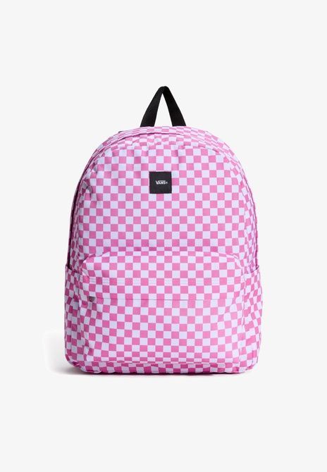 Vans Old Skool Check Backpack Medium pink BG144578VAN &mdash; фото 2 из 5
