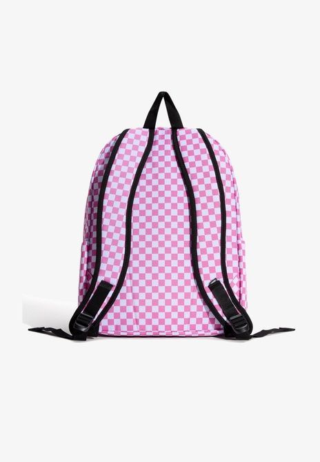 Vans Old Skool Check Backpack Medium pink BG144578VAN &mdash; фото 3 из 5