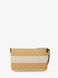 MICHAEL KORS Jet Set Travel Small Striped Signature Logo Convertible Wristlet HONEYWHEAT 35T6GTVW5V &mdash; фото 3 из 3