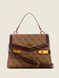 Zadie Logo-Top Handle Bag Latte / Brown GUESS — 1/5 Фото, Картинка BAG❤BAG Купить оригинал Украина, Киев, Житомир, Львов, Одесса ❤bag-bag.com.ua