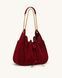 JW PEI Rowan Faux Suede Quilted Chain Bucket Bag Dark red BG143342JWP &mdash; фото 4 з 4