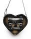 Dr. Martens Brush Off Leather Heart Shaped Bag Khaki black AD015772 &mdash; фото 4 з 9