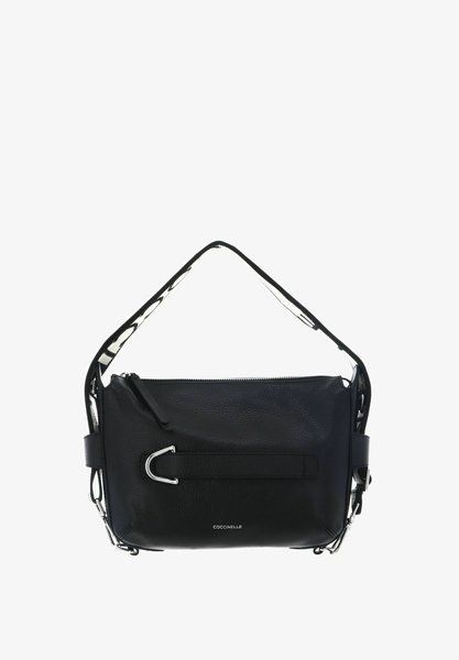 Coccinelle Gretel Ribbon Crossbody Grained Handbag Noir BG145745COC &mdash; фото 1 из 4