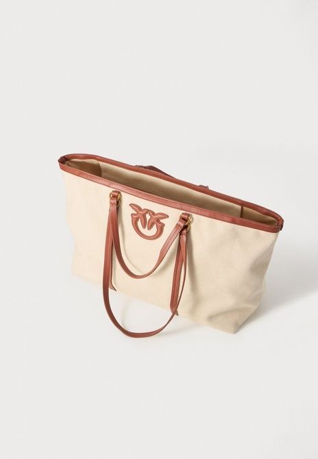 Pinko Miranda Extra Tote Bag Beige / Antique Gold-Coloured 104715A2G2-CL5Q &mdash; фото 3 з 4