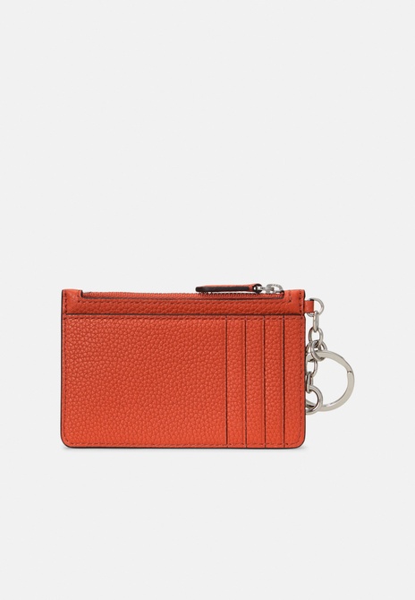 PEBBLED LEATHER ZIP CARD CASE - Wallet Rust orange RALPH LAUREN — Фото, Картинка BAG❤BAG Придбати оригінал Україна, Київ, Житомир, Львів, Одеса ❤bag-bag.com.ua