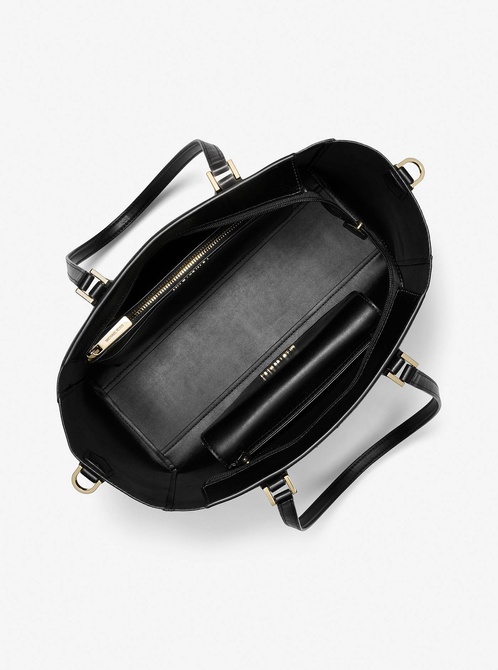 Kimberly Large Faux Leather 3-in-1 Tote Bag Set BLACK MICHAEL KORS — Фото, Картинка BAG❤BAG Купить оригинал Украина, Киев, Житомир, Львов, Одесса ❤bag-bag.com.ua