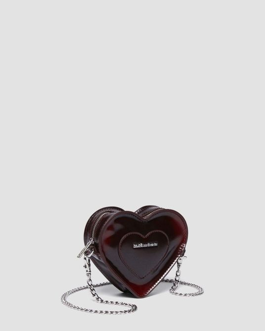 Dr. Martens Micro Heart Bag Oxford Rub Off;Cherry red oxford rub off AD092601 &mdash; фото 6 из 9