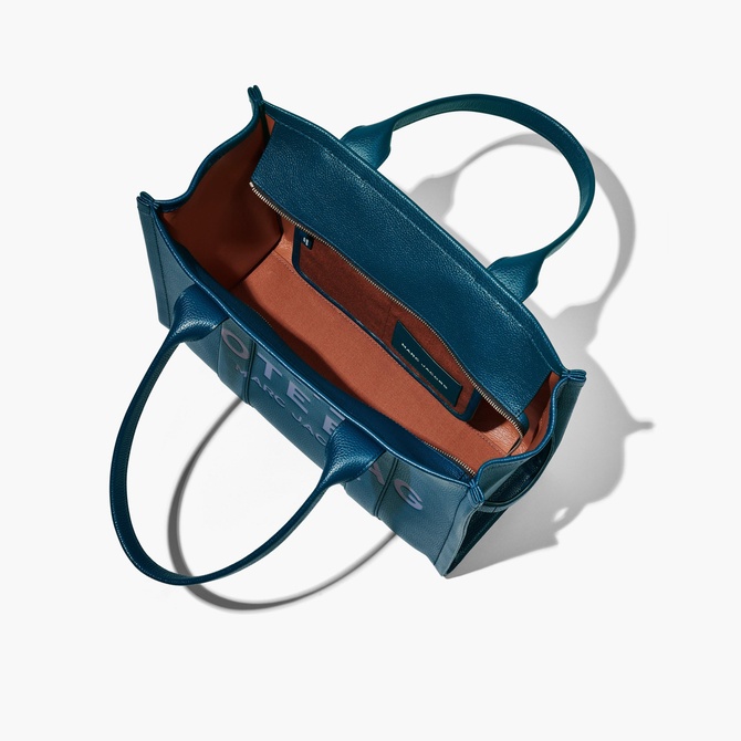 The Leather Large Tote Bag Blue sea MARC JACOBS — Фото, Картинка BAG❤BAG Купить оригинал Украина, Киев, Житомир, Львов, Одесса ❤bag-bag.com.ua