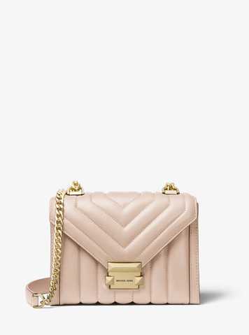 whitney small quilted leather