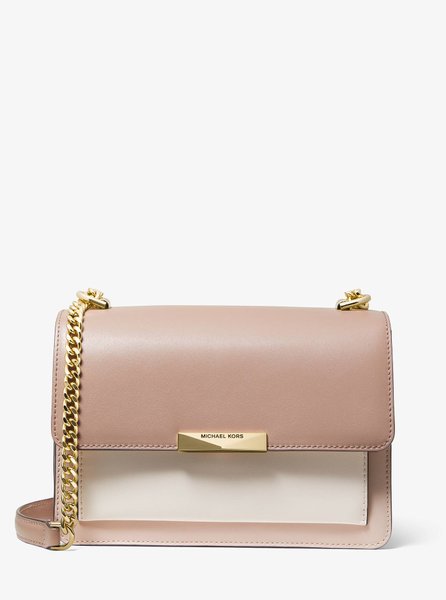 Jade Large Tri-Color Leather Crossbody Bag SFP / LTCR / FWN MICHAEL KORS — Фото, Картинка BAG❤BAG Купить оригинал Украина, Киев, Житомир, Львов, Одесса ❤bag-bag.com.ua