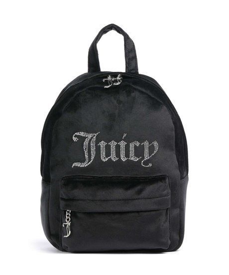 Juicy Couture Kimberly Backpack Velvet Fabric BLACK BEJQL8760WPO-000 &mdash; фото 1 из 6