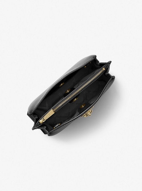 Ruby Medium Saffiano Leather Messenger Bag BLACK MICHAEL KORS — Фото, Картинка BAG❤BAG Купить оригинал Украина, Киев, Житомир, Львов, Одесса ❤bag-bag.com.ua