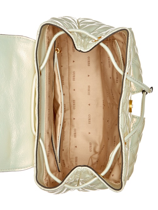 Giully Quilted Backpack WHITE GUESS — Фото, Картинка BAG❤BAG Купить оригинал Украина, Киев, Житомир, Львов, Одесса ❤bag-bag.com.ua