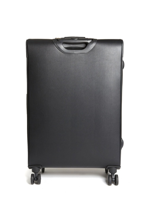 Janelle 24" Debossed Peony Roller Suitcase BLACK GUESS — Фото, Картинка BAG❤BAG Купить оригинал Украина, Киев, Житомир, Львов, Одесса ❤bag-bag.com.ua