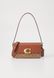 COACH Coated Signature Zoe Shoulder Bag Handbag Tan Caramel CAM19-B4XHG &mdash; фото 1 из 5