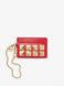 Small Studded Textured Leather Chain Card Case CRIMSON MICHAEL KORS — 1/2 Фото, Картинка BAG❤BAG Придбати оригінал Україна, Київ, Житомир, Львів, Одеса ❤bag-bag.com.ua