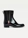 Gloss Zip Rain Boot BLACK TOMMY HILFIGER — 3/4 Фото, Картинка BAG❤BAG Купить оригинал Украина, Киев, Житомир, Львов, Одесса ❤bag-bag.com.ua