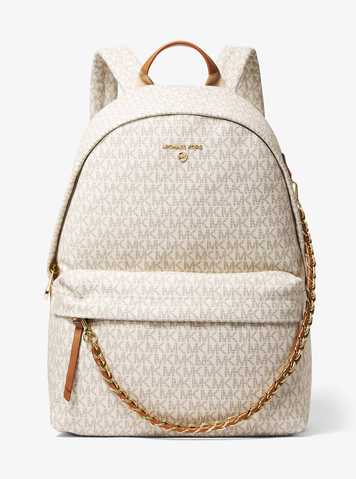 michael kors large logo backpack