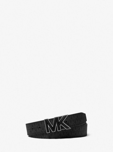 Logo Belt BLACK MICHAEL KORS — Фото, Картинка BAG❤BAG Купить оригинал Украина, Киев, Житомир, Львов, Одесса ❤bag-bag.com.ua