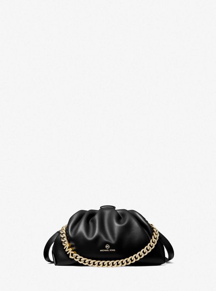 Nola Small Faux Leather Crossbody Bag BLACK MICHAEL KORS — Фото, Картинка BAG❤BAG Купить оригинал Украина, Киев, Житомир, Львов, Одесса ❤bag-bag.com.ua