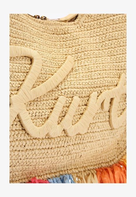 Kurt Geiger London Large Fringe Handbag Beige Oth BG147477KGL &mdash; фото 4 из 5