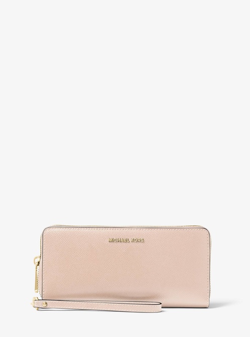 Leather Continental Wristlet SOFT PINK MICHAEL KORS — Фото, Картинка BAG❤BAG Купить оригинал Украина, Киев, Житомир, Львов, Одесса ❤bag-bag.com.ua