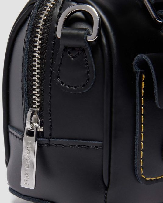 Dr. Martens Mini Top Handle Leather Bag BLACK KIEV 41242001 &mdash; фото 3 з 9