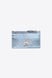 PINKO Galleria zipped card holder in laminated reptile skin LIGHT BLUE-SHINY GOLD Pinko — 1/5 Фото, Картинка BAG❤BAG Купить оригинал Украина, Киев, Житомир, Львов, Одесса ❤bag-bag.com.ua