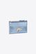 PINKO Galleria zipped card holder in laminated reptile skin LIGHT BLUE-SHINY GOLD Pinko — 3/5 Фото, Картинка BAG❤BAG Купить оригинал Украина, Киев, Житомир, Львов, Одесса ❤bag-bag.com.ua