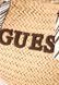 GUESS Beach Straw Tote Bag Brown / White / Beige E5GZ10WH660-PMJU &mdash; фото 4 из 4