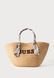 GUESS Beach Straw Tote Bag Brown / White / Beige E5GZ10WH660-PMJU &mdash; фото 1 из 4