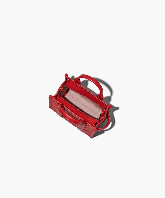 The Leather Mini Tote Bag TRUE RED MARC JACOBS — Фото, Картинка BAG❤BAG Купить оригинал Украина, Киев, Житомир, Львов, Одесса ❤bag-bag.com.ua