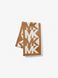 Logo Intarsia Knit Beanie and Scarf Set DARK CAMEL MICHAEL KORS — 2/4 Фото, Картинка BAG❤BAG Купить оригинал Украина, Киев, Житомир, Львов, Одесса ❤bag-bag.com.ua