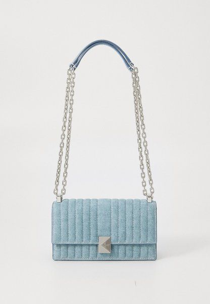 Kate Spade New York Deco Quilted Mini Flap Chain Crossbody Cross Body Bag Blue BLUE KL589-404 &mdash; фото 1 з 5