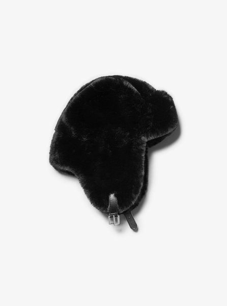 Faux Fur Trapper Hat BLACK MICHAEL KORS — Фото, Картинка BAG❤BAG Купить оригинал Украина, Киев, Житомир, Львов, Одесса ❤bag-bag.com.ua