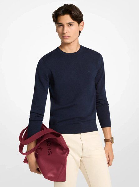 MICHAEL KORS Cooper Small Logo Embossed Tote Bag MAROON 37F6LCOT7U &mdash; фото 1 з 4