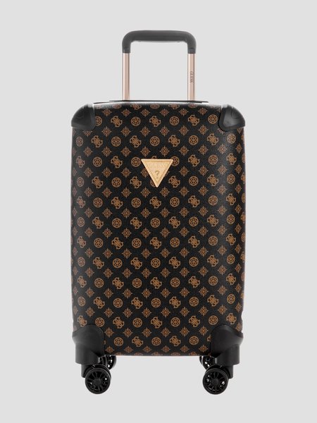Wilder Peony 20" 8-Wheel Suitcase BROWN GUESS — Фото, Картинка BAG❤BAG Купить оригинал Украина, Киев, Житомир, Львов, Одесса ❤bag-bag.com.ua