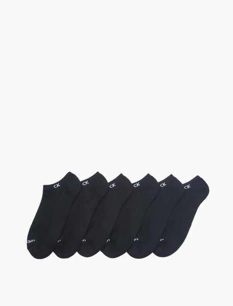 Cushion 6 Pack No Show Socks BLACK Calvin Klein — Фото, Картинка BAG❤BAG Купить оригинал Украина, Киев, Житомир, Львов, Одесса ❤bag-bag.com.ua