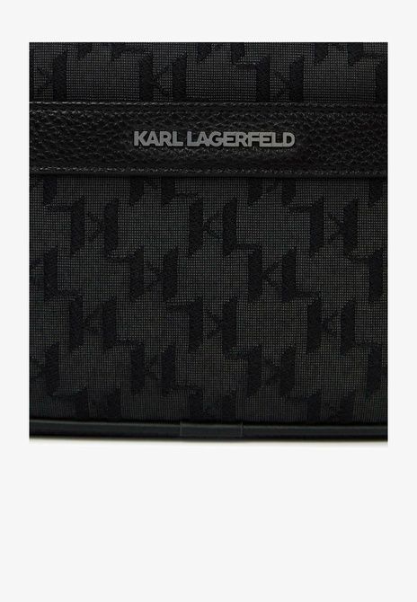 KARL LAGERFELD Monogram Camera Cross Body Bag BLACK BG146530KARL &mdash; фото 4 из 4