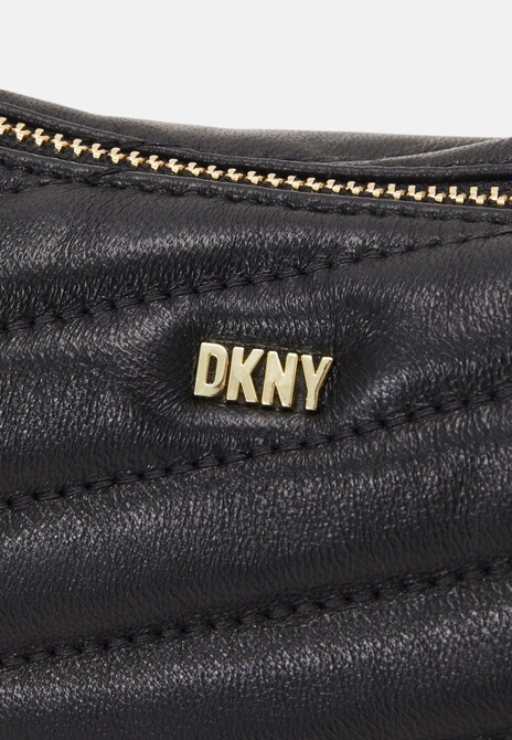 SARA HOBO - Handbag Black / Gold DKNY — Фото, Картинка BAG❤BAG Купить оригинал Украина, Киев, Житомир, Львов, Одесса ❤bag-bag.com.ua