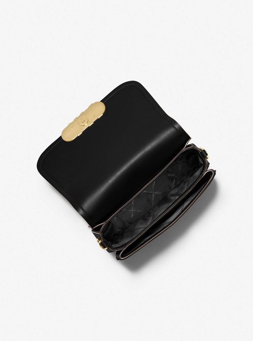 Parker Medium Leather Messenger Bag BLACK MICHAEL KORS — Фото, Картинка BAG❤BAG Купить оригинал Украина, Киев, Житомир, Львов, Одесса ❤bag-bag.com.ua