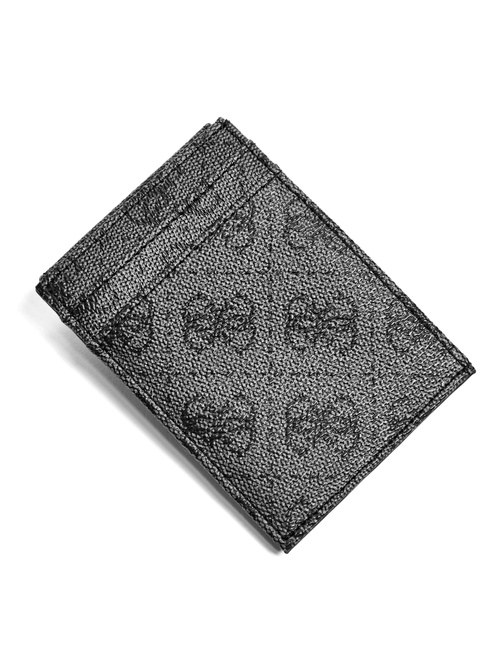 Don Logo-Print Magnetic Card Case BLACK GUESS — Фото, Картинка BAG❤BAG Купить оригинал Украина, Киев, Житомир, Львов, Одесса ❤bag-bag.com.ua